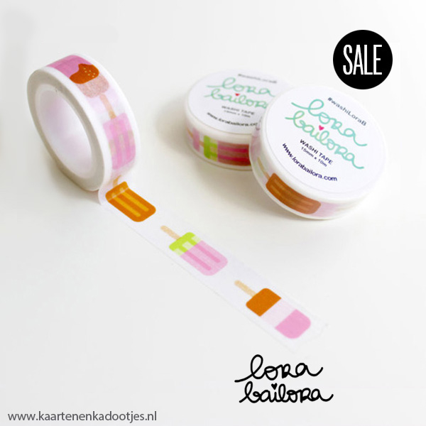 Washi tape ijsjes - Lora Bailora